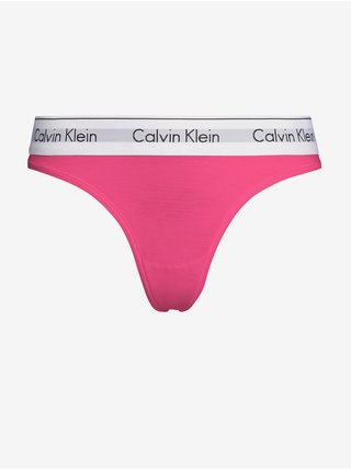 Nohavičky pre ženy Calvin Klein - tmavoružová