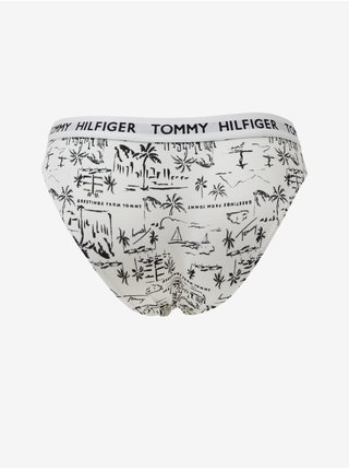 Černo-bílé vzorované kalhotky Tommy Hilfiger Underwear