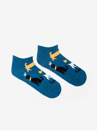 Tmavě modré vzorované ponožky Fusakle Výstava Psů