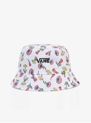 Bílý dámský květovaný klobouk VANS Hankley
