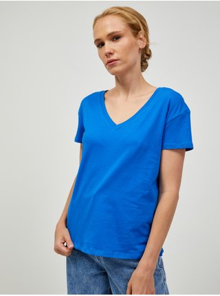 Modré basic tričko ORSAY