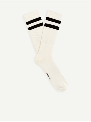 Krémové pánské ponožky Celio Cicapsule   