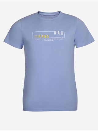 Modré pánské tričko NAX VOBEW 
