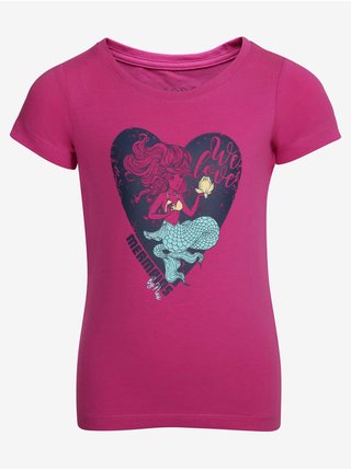 Tmavě růžové holčičí tričko NAX LENDO  