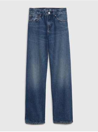 Tmavě modré dětské široké džíny GAP