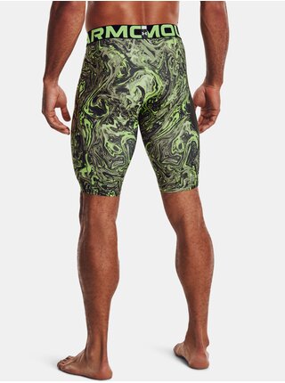 Šortky Under Armour UA HG Armour Print Long Sts-GRN