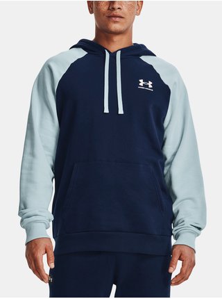 Mikina Under Armour UA RIVAL FLC COLORBLOCK HD-NVY