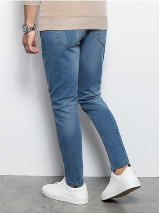 Modré pánské skinny fit džíny Ombre Clothing P1060