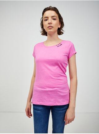 Růžové dámské tričko Pepe Jeans Ragy