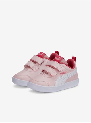 Ružové dievčenské tenisky Puma Courtflex