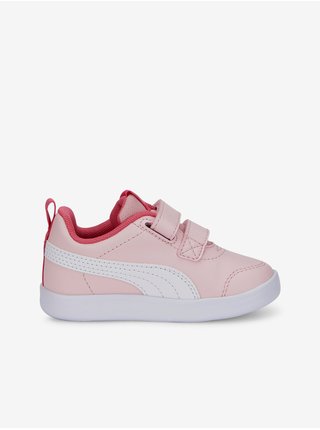 Růžové holčičí tenisky Puma Courtflex