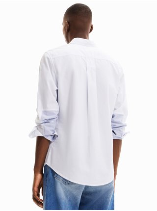 Modro-bílá pánská pruhovaná košile Desigual Bernard