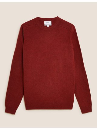 Červený pánský svetr Marks & Spencer 