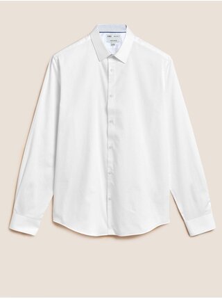 Bílá pánská košile Marks & Spencer 