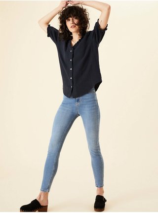 Světle modré dámské skinny fit džíny Marks & Spencer 