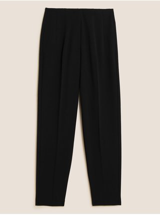 Černé dámské zúžené kalhoty ke kotníkům Marks & Spencer 
