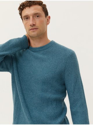 Modrý pánský svetr Marks & Spencer  
