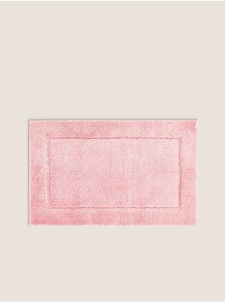 Růžová měkká rychleschnoucí koupelnová předložka Marks & Spencer 