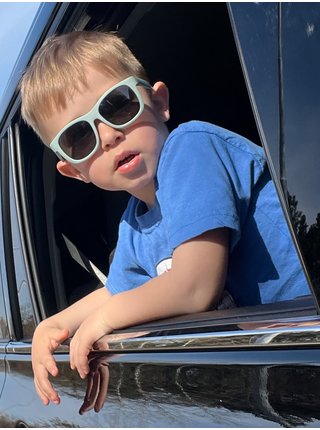 Modré dětské sluneční brýle Little Kydoo Model D (3-6 let)