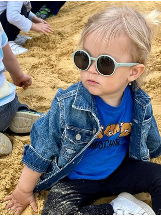 Modré dětské sluneční brýle Little Kydoo Model S (1-4 roky)