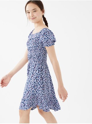 Fialové holčičí šaty Marks & Spencer 