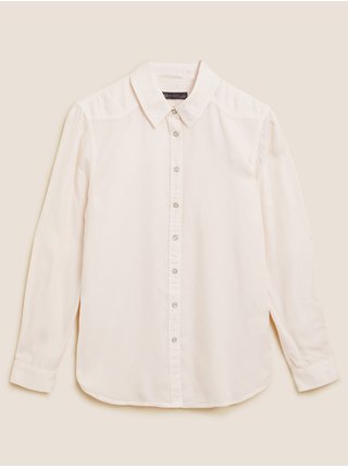 Krémová dámská košile Marks & Spencer Tencel™