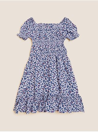 Fialové holčičí šaty Marks & Spencer 