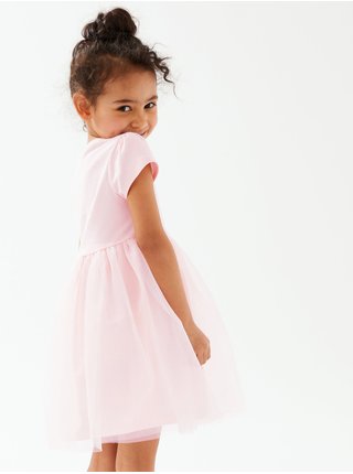 Světle růžové holčičí šaty Marks & Spencer Disney Frozen™ 