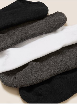 Ponožky pre ženy Marks & Spencer - čierna, sivá, biela