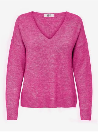 Ružový melírovaný sveter JDY Elanora