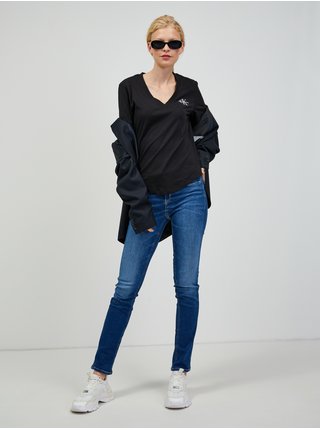 Čierne dámske tričko Calvin Klein Jeans