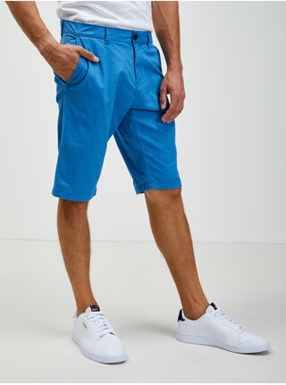 Modré pánské chino kraťasy Tom Tailor