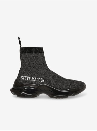Tmavě šedé kotníkové ponožkové tenisky Steve Madden Master