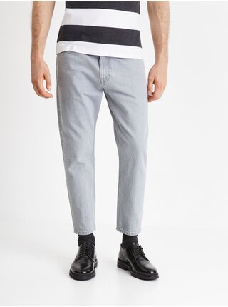 Straight fit pre mužov Celio - svetlosivá