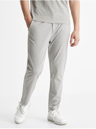 Formálne nohavice pre mužov Celio - sivá