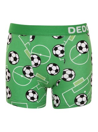 Zelené veselé chlapecké boxerky Dedoles Fotbal