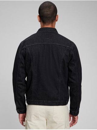 Černá pánská džínová bunda GAP