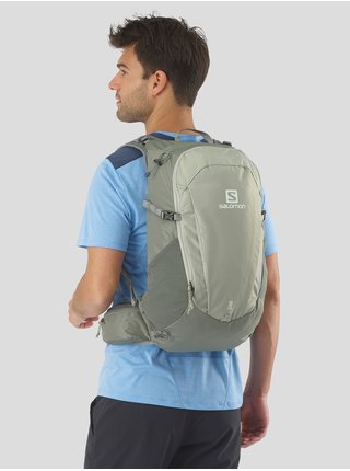 Světle zelený unisex sportovní batoh Salomon Trailblazer