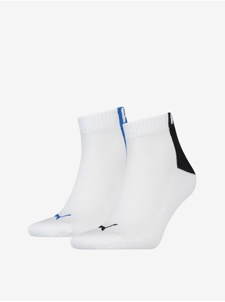 Sada dvou párů pánských ponožek v bílé barvě Puma