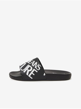 Černé dámské pantofle Versace Jeans Couture