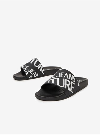 Černé dámské pantofle Versace Jeans Couture