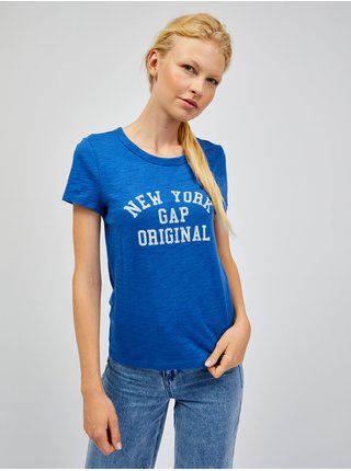 Modré dámské tričko GAP original New York 