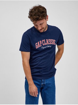 Tmavě modré pánské tričko GAP classic  