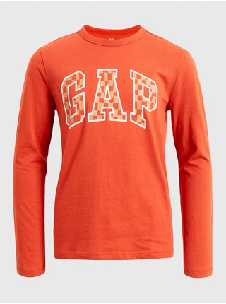 Oranžové klučičí tričko GAP 