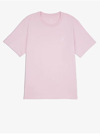 Světle růžové dámské tričko Converse