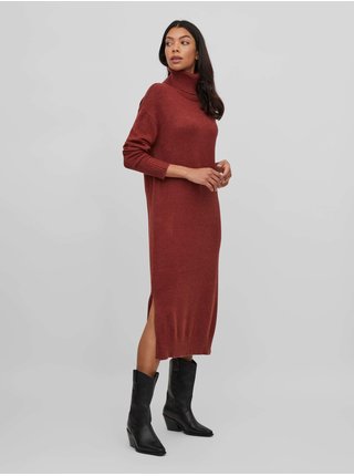 Mikinové a svetrové šaty pre ženy VILA - červená
