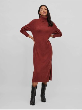 Mikinové a svetrové šaty pre ženy VILA - červená