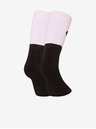 Bílo-černé unisex teplé ponožky Dedoles Šťastná panda 