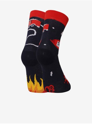 Ponožky pre mužov Dedoles - čierna, červená