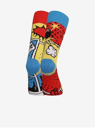 Ponožky pre mužov Dedoles - červená, modrá, žltá
